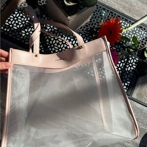 Sheer Blush Bag 🤍